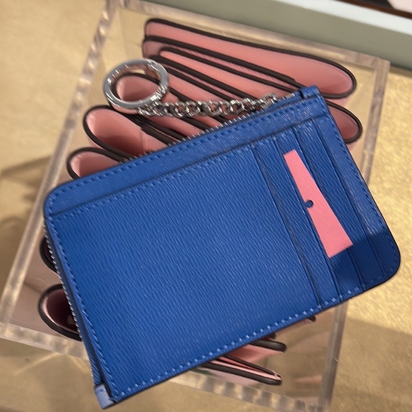 Kate Spade Arctic Friends Medium L-Zip Card Holder Multi Color - Picture 6 of 16